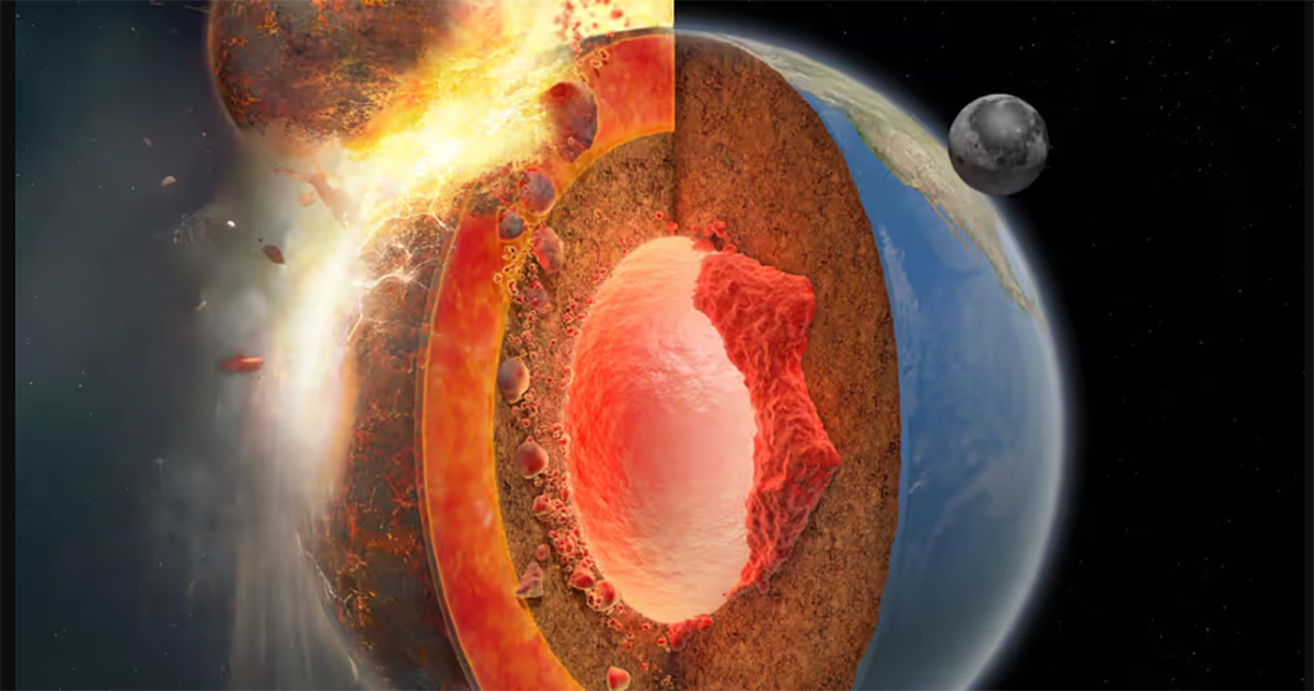 The remains of an ancient planet may be “buried” in the Earth – scientists