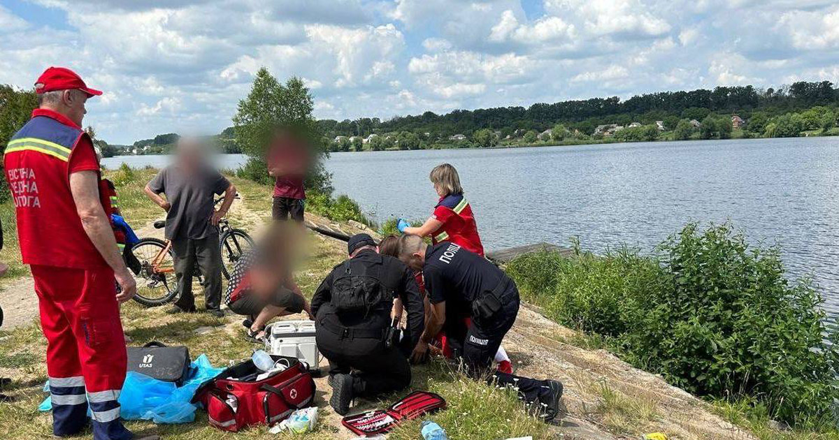 A 10-year-old boy drowned while trying to swim across a river in Kyiv region