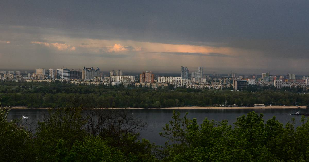 A record daily amount of precipitation was recorded in Kyiv