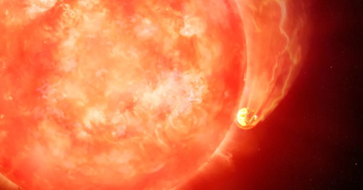 For the first time, scientists have seen a star engulfing a planet.  When can this happen to the Earth?