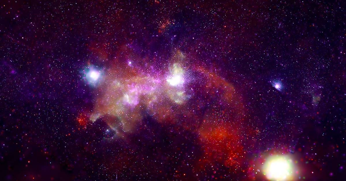 Scientists have created images of five remote corners of the universe.  PHOTO