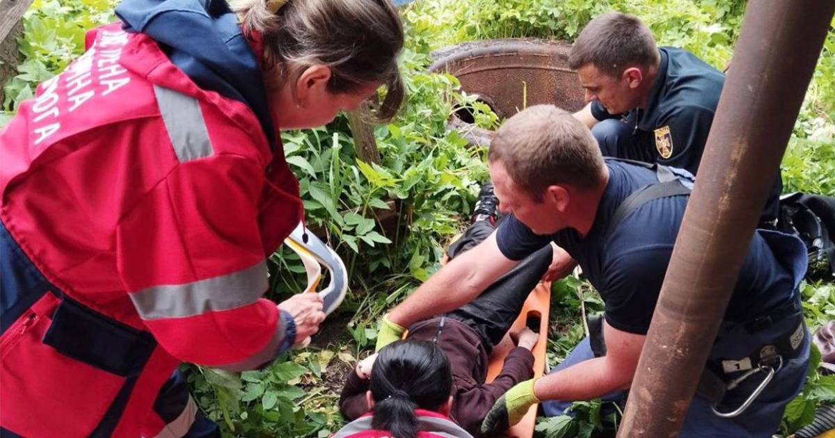 In the Chernivtsi region, a child fell into a 9-meter well