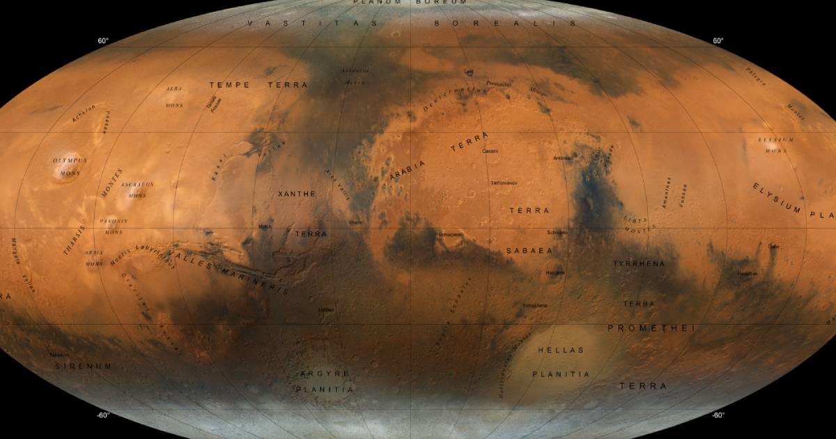 Arab scientists have created a detailed map of Mars