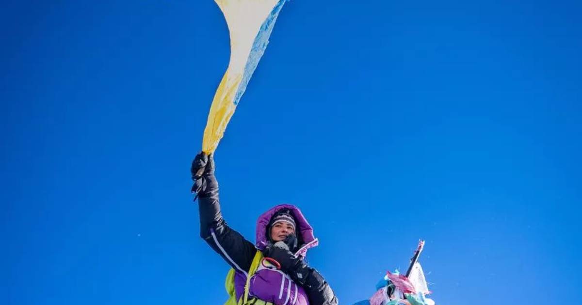 Antonina Samoilova became the first Ukrainian woman to climb Everest twice