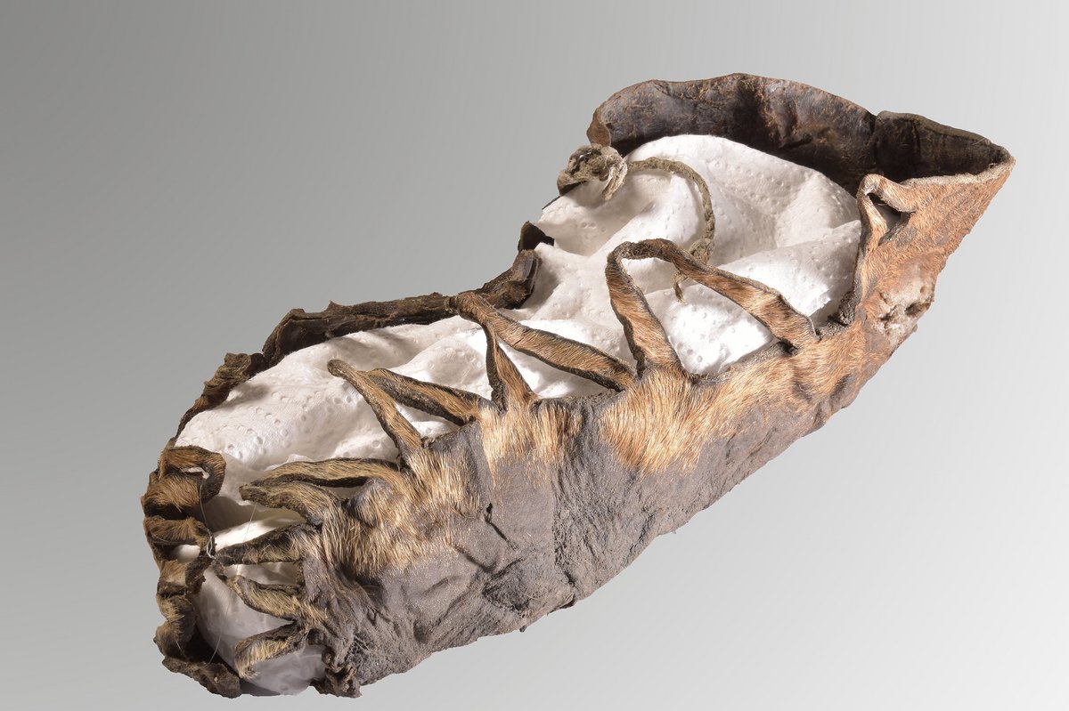 Archaeological excavations have revealed children’s shoes more than 2000 years old