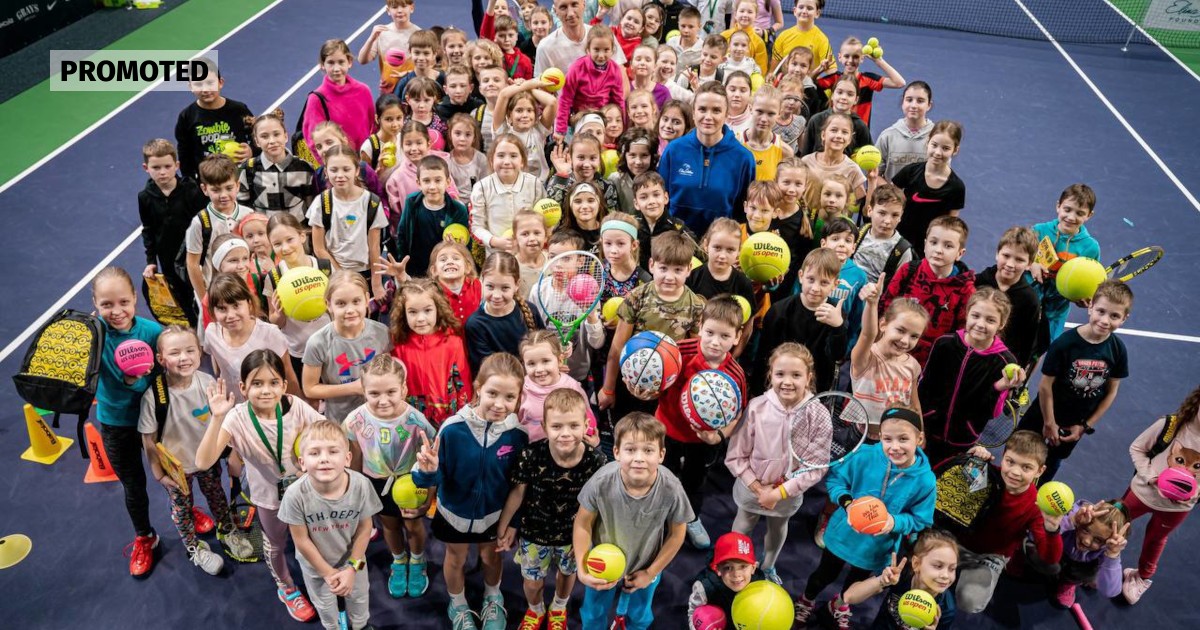There should be tennis in Ukraine.  The Elina Svitolina Foundation is introducing an annual series of children’s tournaments®