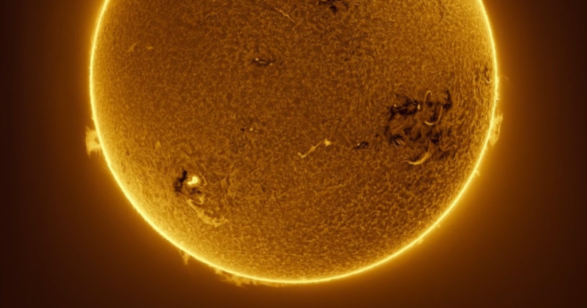 A sky photographer filmed bright flares on the Sun.  VIDEO