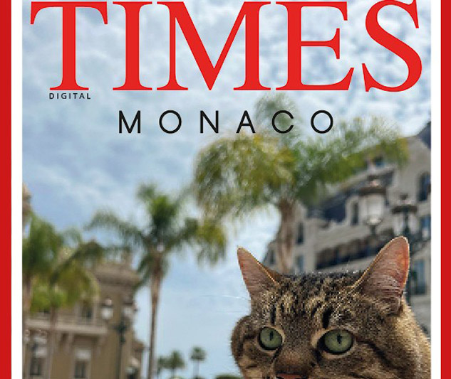 Кіт Степан потрапив на обкладинку журналу Times Monaco