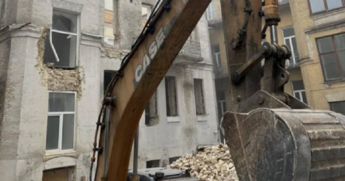 In Kyiv, a house in the UNESCO buffer zone is being demolished illegally – reaction of the ICIP