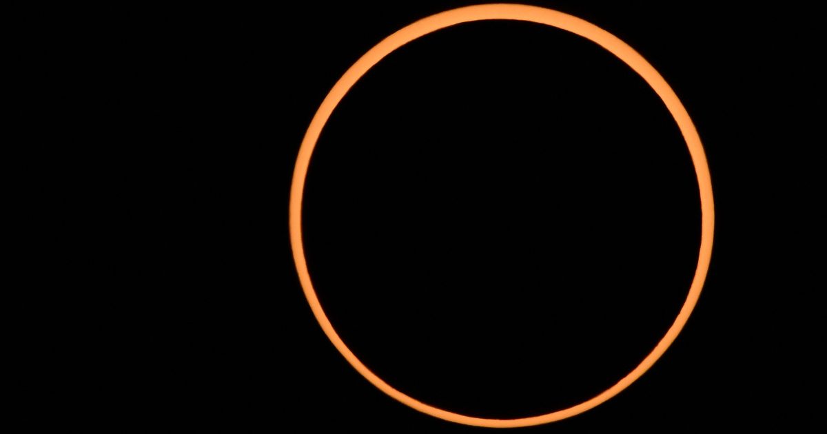 “Ring of Fire”: An annular solar eclipse was observed around the world.  PHOTO