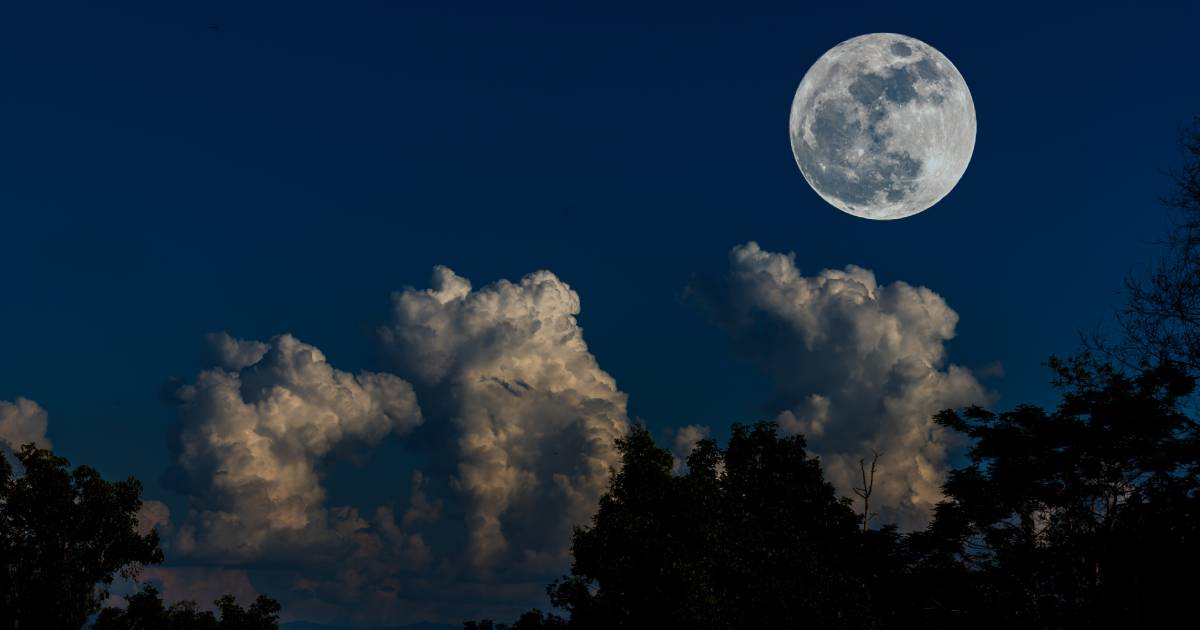 Blue supermoon.  Where and when can you see it?