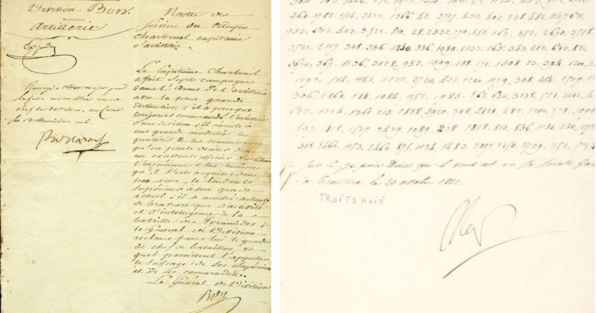 “Moscow is on fire”: Napoleon’s letters are being sold at auction