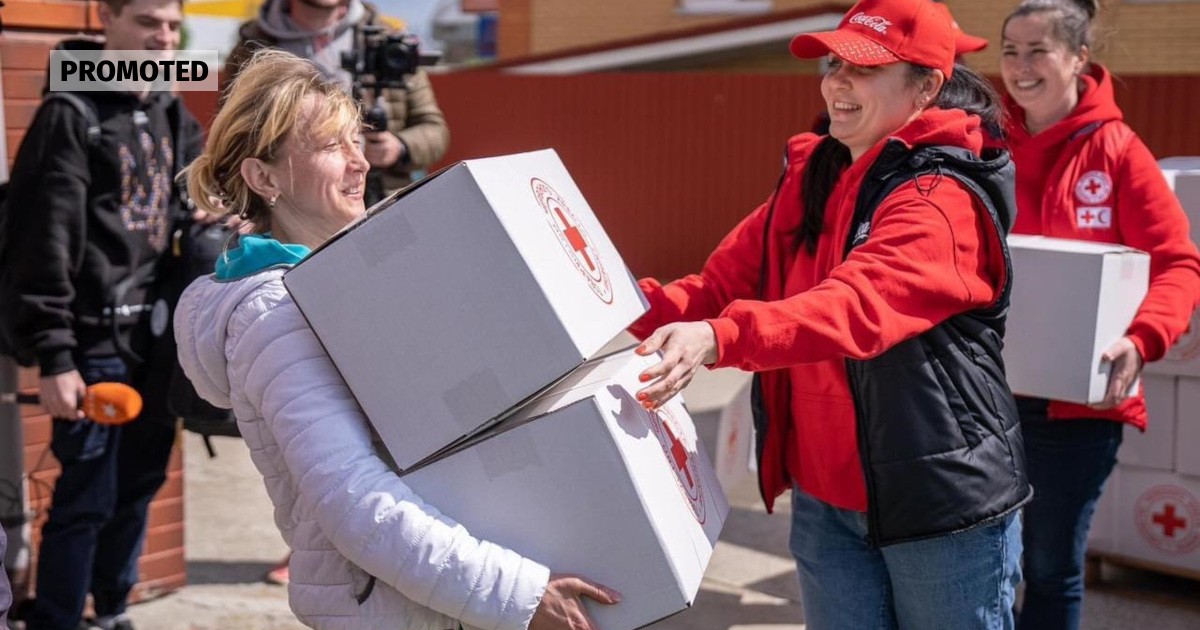 Residents of the de-occupied community in Kyiv region received help from the Red Cross of Ukraine and the Coca-Cola Foundation