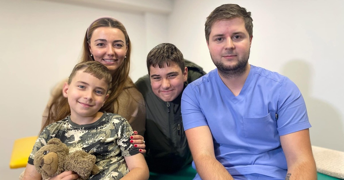 Brothers from Odesa, who were injured by a Russian missile, returned to their native country for treatment after a year of rehabilitation in Great Britain