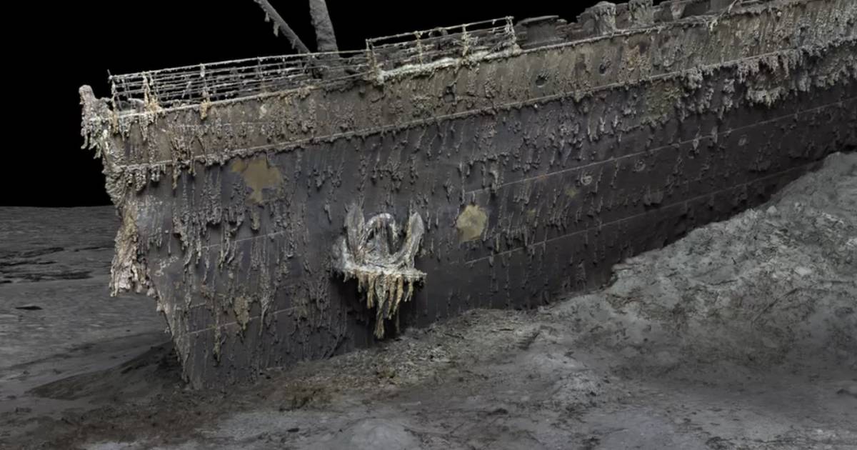 Researchers have created a detailed 3D reconstruction of the Titanic.  PHOTO