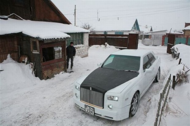 Обычный парень сделал Rolls-Royce из старого Мерседеса в своем гараже