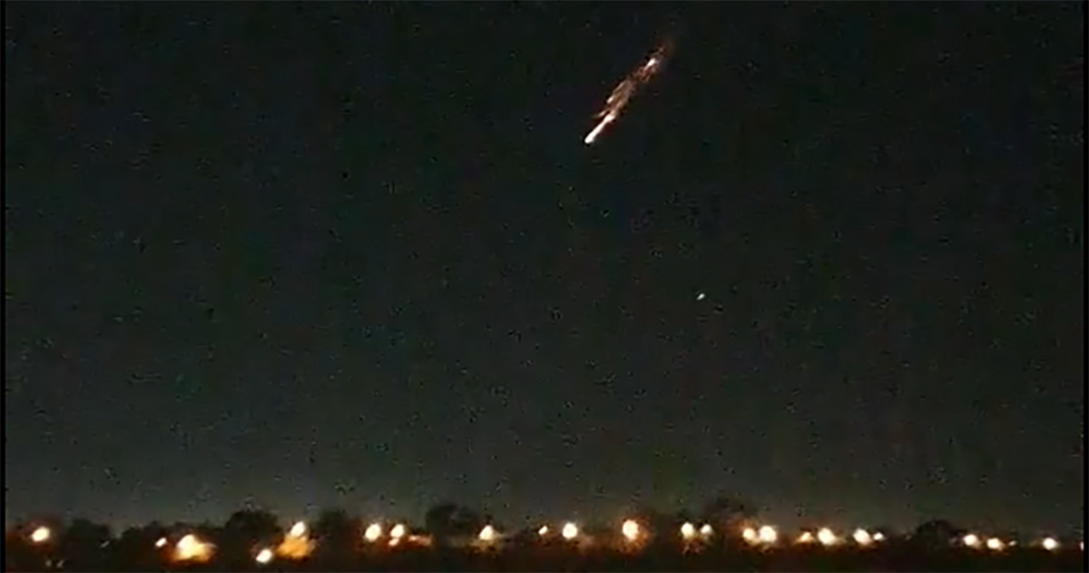 Not a comet, but space debris from Russia: a fiery “meteor” was seen near Australia