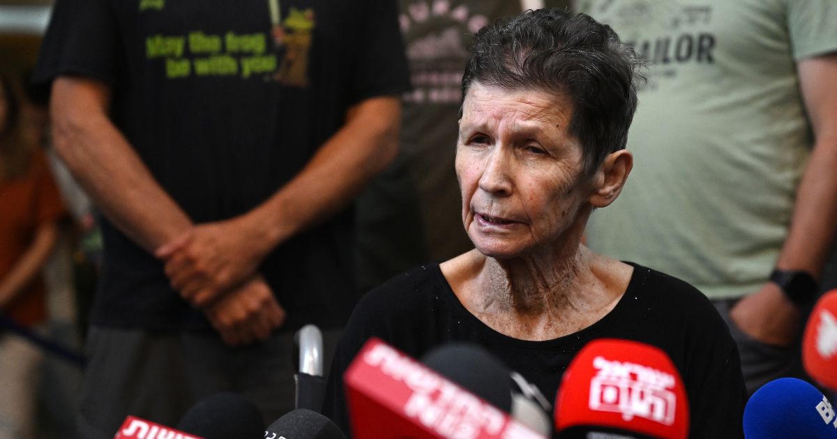 The 85-year-old Hamas hostage spoke about the conditions in captivity