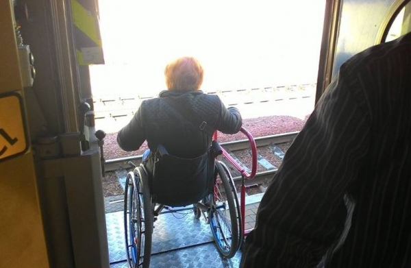 В Одесу Оксана їздила у спеціально облаштованому вагоні для людей з інвалідністю