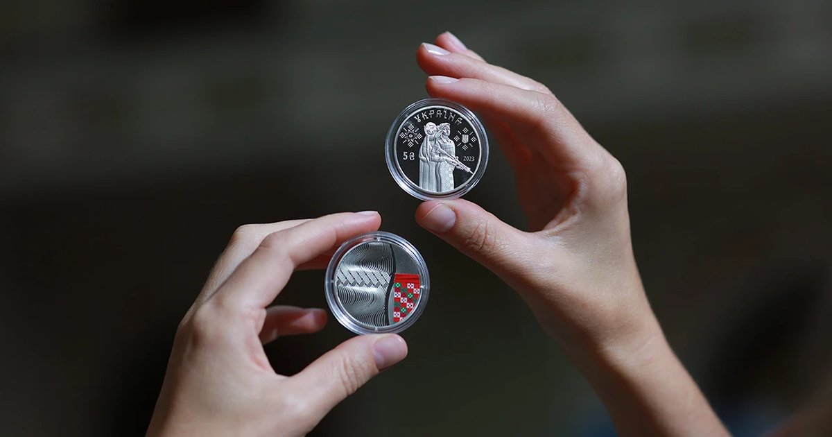 The National Bank dedicated commemorative coins to the heroic defenders of Ukraine