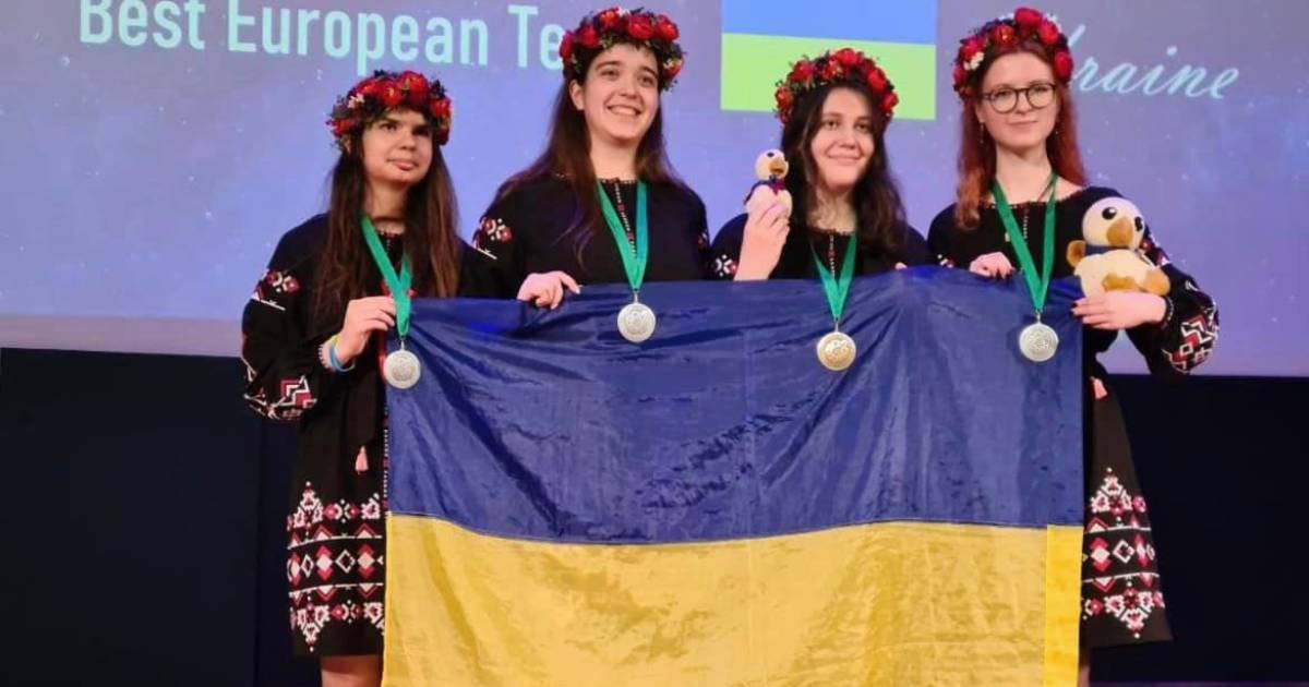 The Ukrainian national team won the European Mathematics Olympiad for girls