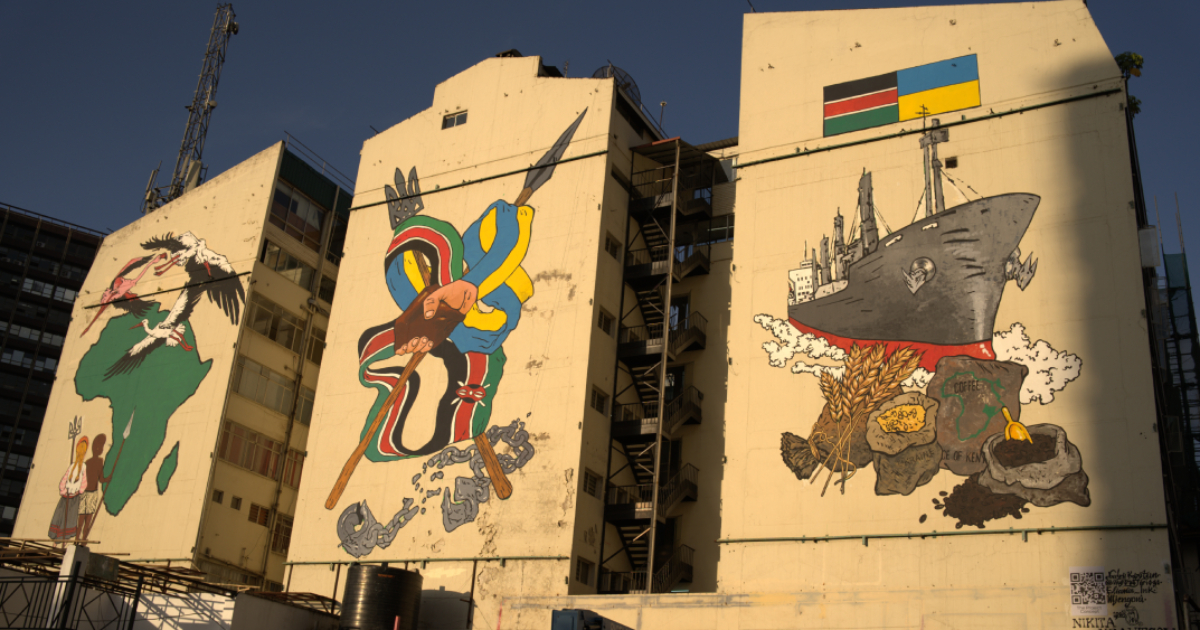 “There is strong Russian propaganda in Africa – we are working to create the image of Ukraine” – a curator about a mural in Kenya